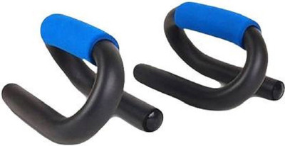 VATSMART S SHAPE SOFT GRIP HANDLE PUSH UP BAR Push-up Bar(Black, Blue)