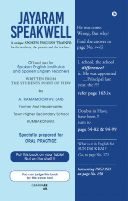 Jayaram Speakwell(English, Paperback, A Ramamoorthy Aka Ar)