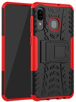 Glaslux Back Cover for Samsung Galaxy A20, Samsung Galaxy A30, Samsung Galaxy M10S(Red, Rugged Armor, Pack of: 1)