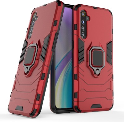 RUNICHA Back Cover for Realme 6 Pro(Red, Shock Proof, Pack of: 1)