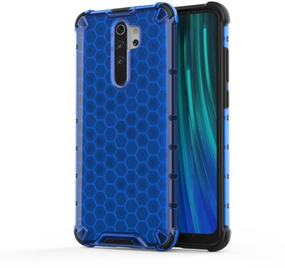 FITSMART Bumper Case for Mi Redmi Note 8 Pro(Blue, Shock Proof, Silicon, Pack of: 1)