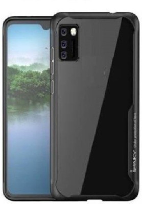 DOTCASE Back Cover for Realme 7(Black, Transparent)