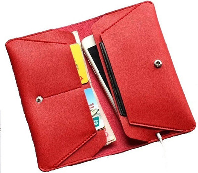 HITFIT Wallet Case Cover for Vivo iQOO 3 5G(Red, Dual Protection, Pack of: 1)