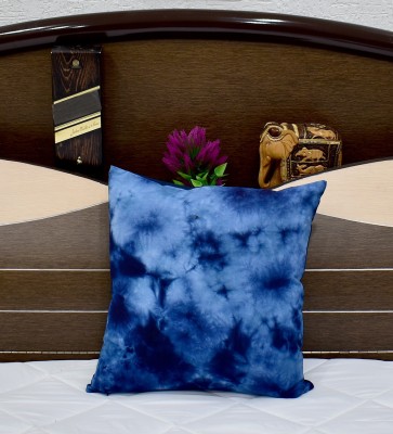 SamDecors Self Design Cushions & Pillows Cover(43.2 cm*43.2 cm, Blue)