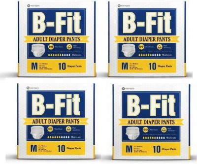 B-FIT Adult Diaper Pants, Pull-up Pants, Medium (31-51 inches) Adult Diapers - M(40 Pieces)