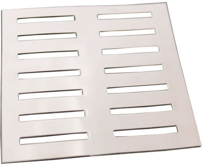 NEW WARE Floor Stainless Steel Push Down Strainer(7.6 cm Set of 1)