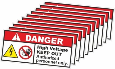 rangvishwa High Voltage Keep Out Emergency Sign