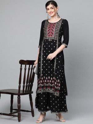 Ishin Women Kurta Palazzo Set