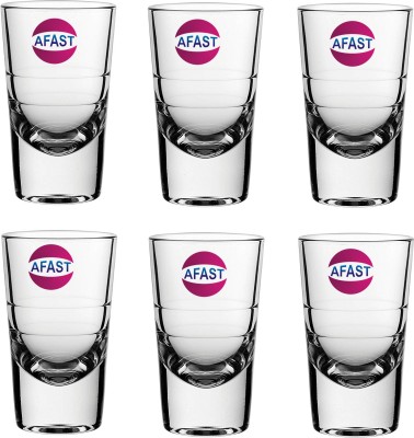 Somil (Pack of 6) Party Perfect Shot Glasses- C85 Glass Set Water/Juice Glass(30 ml, Glass, Clear)