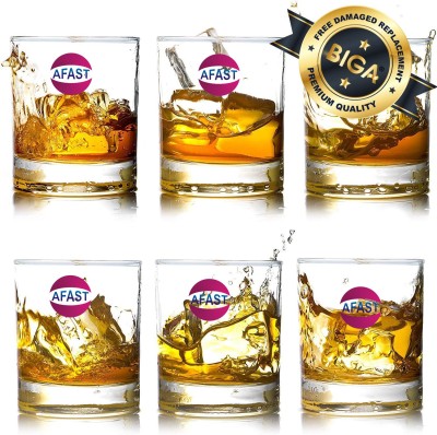 Somil (Pack of 6) Party Perfect Shot Glasses- C89 Glass Set Water/Juice Glass(280 ml, Glass, Clear)