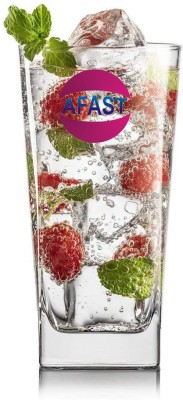AFAST Stylish Multi-Purpose Beverage Tumbler Drinking Glass,300 ml -KT30 Glass Water/Juice Glass(300 ml, Glass, Clear)
