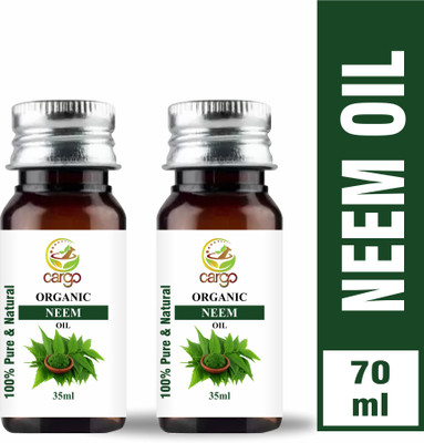 Cargo Cold Pressed Neem Oil for Skin & Hair Oil-70ML Hair Oil(70 ml)