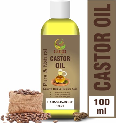 Cargo Cold Pressed Castor Oil for Skin & Hair Oil-100ML Hair Oil(100 ml)