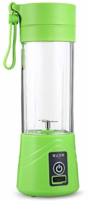 CONAVA Portable USB Juicer Bottle Blender | Rechargeable USB Juicer Blender Bottle with USB Charging Cable | Juicer Grinder Mixer Blender Juice Cup (380 ml) (Multi-Color) 220 Juicer (1 Jar, Multicolor)
