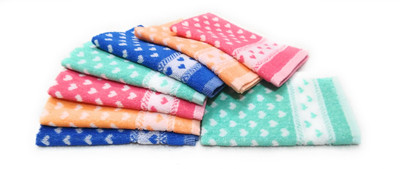 MPS Cotton Cool Rose 20*13 In Multicolor Cloth Napkins(8 Sheets)