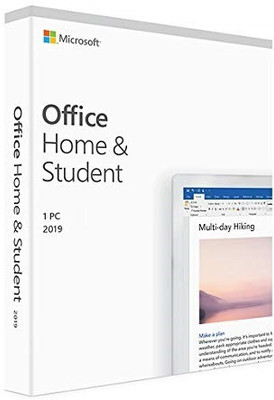 Microsoft Office 2019 Home and Student for Windows 1 PC only.