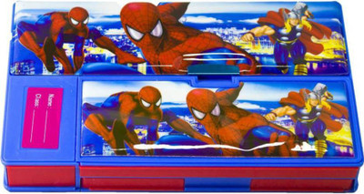 AARVI Avengers Cartoon Character Art Plastic Pencil Box(Set of 1, Multicolor)