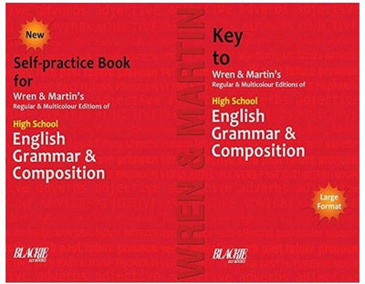 Hight School English 2 BOOK COMBO Pack (2 IN 1) High School Grammar & Composition Self-Practice Book And Key To By Wren & Martin's Large Format, Paper Back(Paperback, Wren and Martin) Hight School English 2 BOOK COMBO Pack (2 IN 1) High School Grammar & Composition Self-Practice Book And Key To By Wren & Martin's Large Format, Paper Back(Paperback, Wren and Martin)