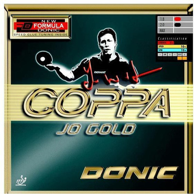 DONIC Coppa Jo Gpld 2.1 mm Table Tennis Rubber(Red)