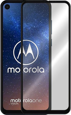 HIE POWER Edge To Edge Tempered Glass for Motorola One Vision ( Pack of 2 11D)(Pack of 2)