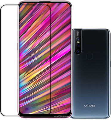 SOMTONE Front and Back Tempered Glass for VIVO V15(Pack of 1)