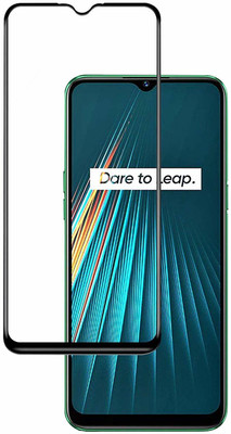 DSCASE Edge To Edge Tempered Glass for Realme 5i(Pack of 1)