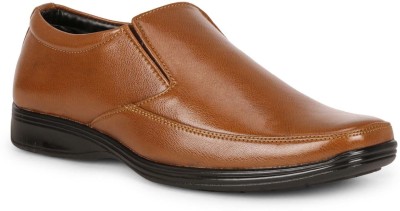 Wenzel Wenzel Men's Extra Comfort Formal Leather Shoes Slip On For Men(Tan)
