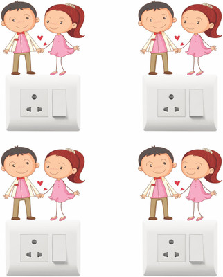 Decoration Stickers 30 cm Swicth Board Stickers Size -13cm x 15cm Self Adhesive Sticker(Pack of 1)