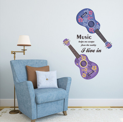 Littlebuds 100 cm Music Removable Sticker(Pack of 1)