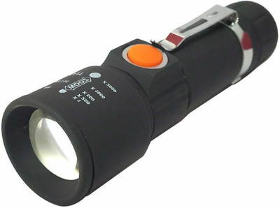 HOVR usb torch Torch(Black, 8 cm, Rechargeable)