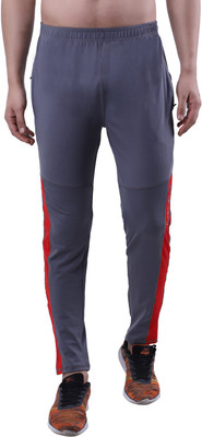A-Okay Colorblock Men Grey Track Pants