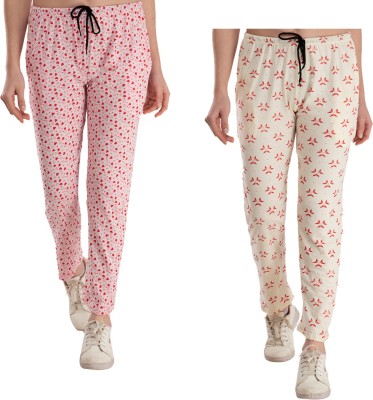 IndiWeaves Printed Women Multicolor Track Pants