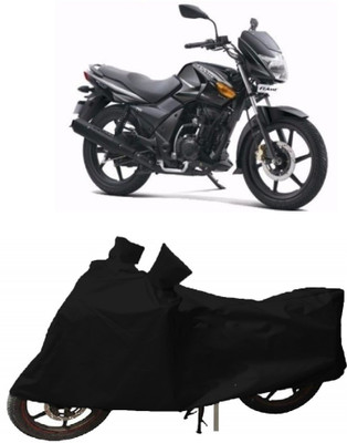 Elegance Two Wheeler Cover for TVS(Flame DS 125, Black)