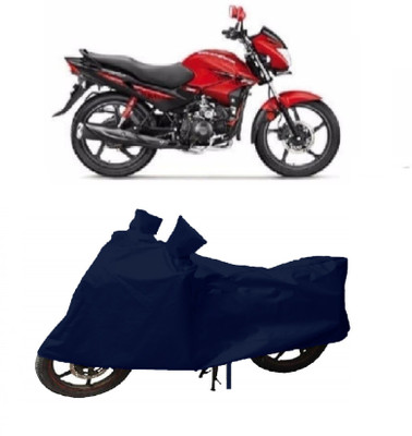 APNEK Two Wheeler Cover for Hero(Glamour FI, Blue)