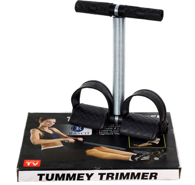 RASCO QUALITY STEEL SINGLE SPRING FOR WOMEN TUMMY TRIMMER Ab Exerciser(Black)