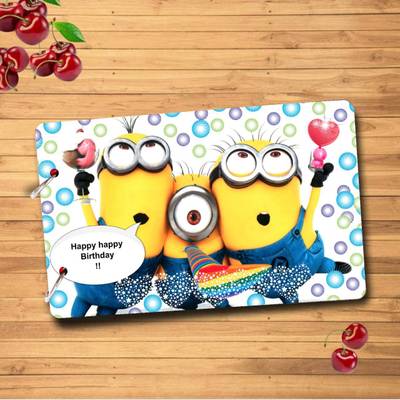 Brothers Creation HAPPY Birthday Wooden Scrapbook Photo Album for Memorable Gift on Boyfriend Girlfriend Husband Wife Spouse Birthdays, Valentines Day, Anniversary, Monthsary for Couples Album