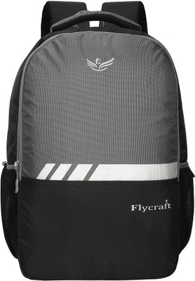 Flycraft simn.1369 25 L Laptop Backpack(Grey, Black)