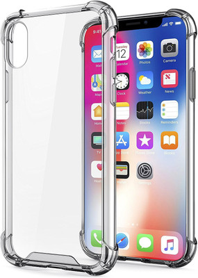 KING COVERS Back Cover for Transparent Crystal Clear Cover Case for iPhone X Xs(Transparent, Flexible, Silicon, Pack of: 1)
