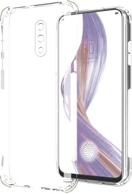 eCase Back Cover for OnePlus 6T(Transparent, Grip Case, Silicon, Pack of: 1)