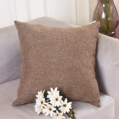 Casanest Jute Cushions Cover(Pack of 2, 60 cm*60 cm, Beige)