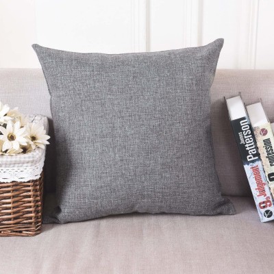 Casanest Jute Cushions Cover(Pack of 5, 30 cm*30 cm, Grey)