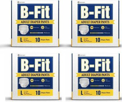 B-FIT Adult Diaper Pants, Pull-up , Large (31-51 inches) Adult Diapers - L(40 Pieces)