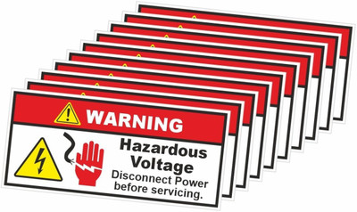 rangvishwa Hazardous Voltage Emergency Sign