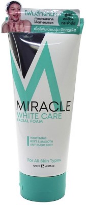 miracle WHITE CARE FACIAL FOAM (FACE WASH) 120ML Face Wash(120 ml)