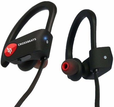 CrossBeats Wave Bluetooth Headset(Black, In the Ear)