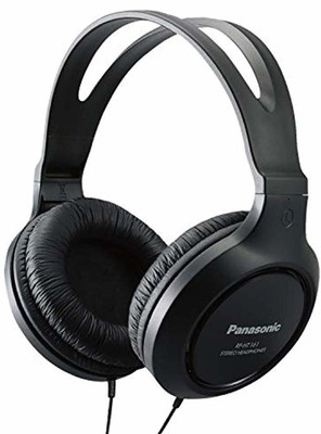 Panasonic Over-The-Ear Lightweight Long-Corded Headphone Wired Headset(Black, On the Ear)