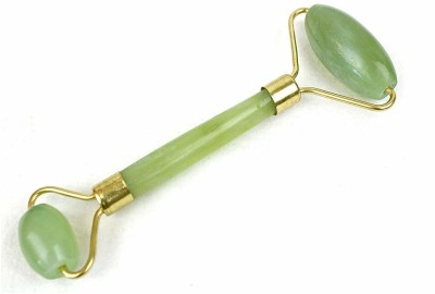 LOYZO Jade Facial Roller Massage Dual Side Roller Massager(Green)