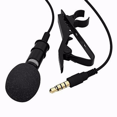 Triangle Ant ™ Mini USB 3.5mm External Microphone with Collar Clip with Noise Cancellation Microphone