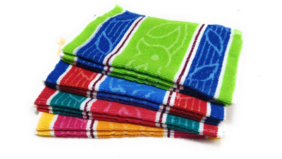 MPS NEO Cotton Cool Multicolor Cloth Napkins(12 Sheets)
