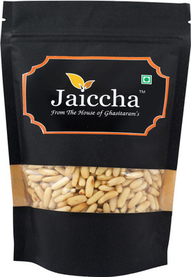 Jaiccha Pine Nuts Without Shell (Chilgoza) 200 gms in Black Paper Pouch Pine Nuts(1 x 200 g)
